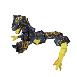 Rayquaza with the Stormcloud Mini-Crate skin