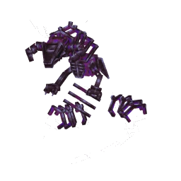 Rayquaza with the Wild West Purple Chroma skin