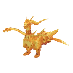 Reshiram with the Gold Skin skin
