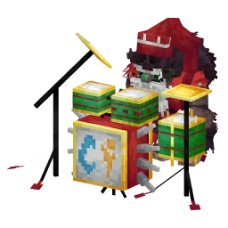 Rillaboom with the Christmas Punk Bundle skin