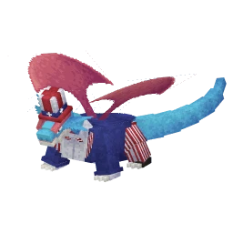 Salamence with the 4th of July 2025 Bundle skin