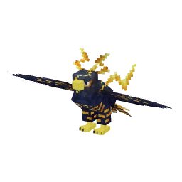 Talonflame with the Stormcloud Mini-Crate skin