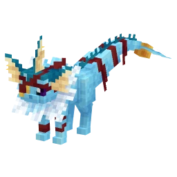 Vaporeon with the Pirates vs Abyss Crate skin