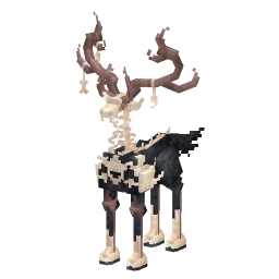 Xerneas with the Necrotic Nightmare Crate Blue Chroma skin