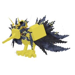 Zapdos with the Stormcloud Mini-Crate skin